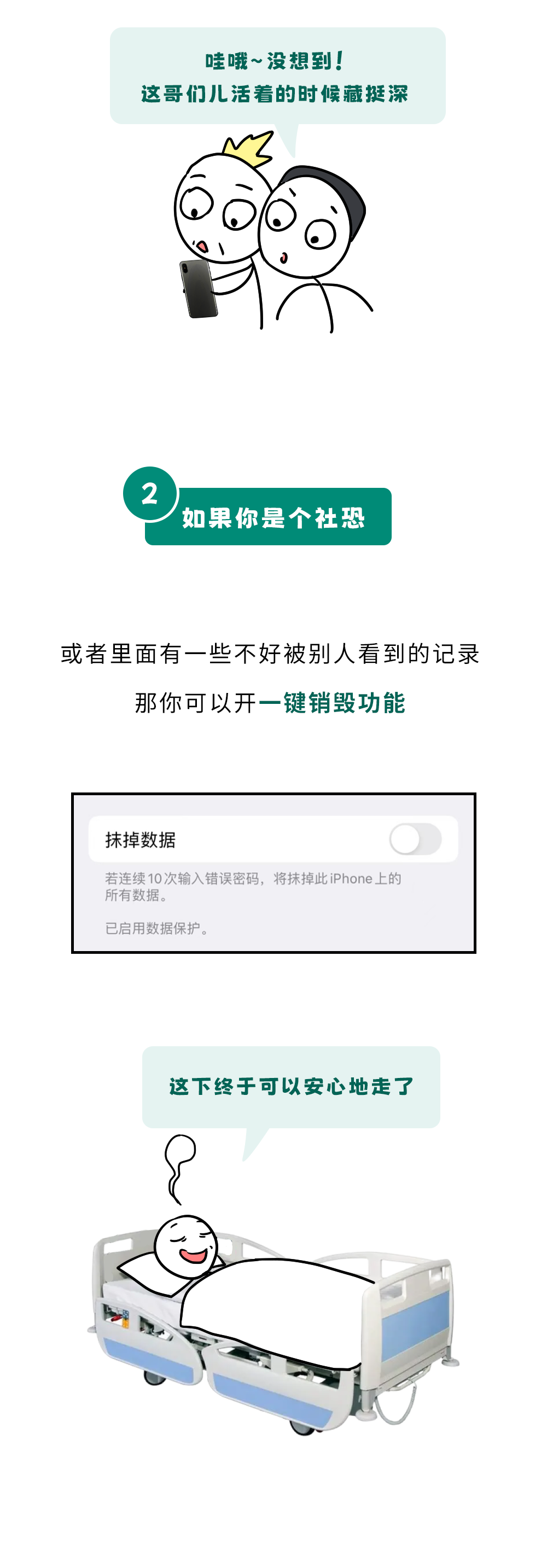 到底哪种死法，会被查手机隐私？🧐🧐